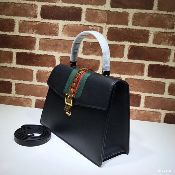 Hyper Peter Gucci medium top Sylvie handle bag 0723